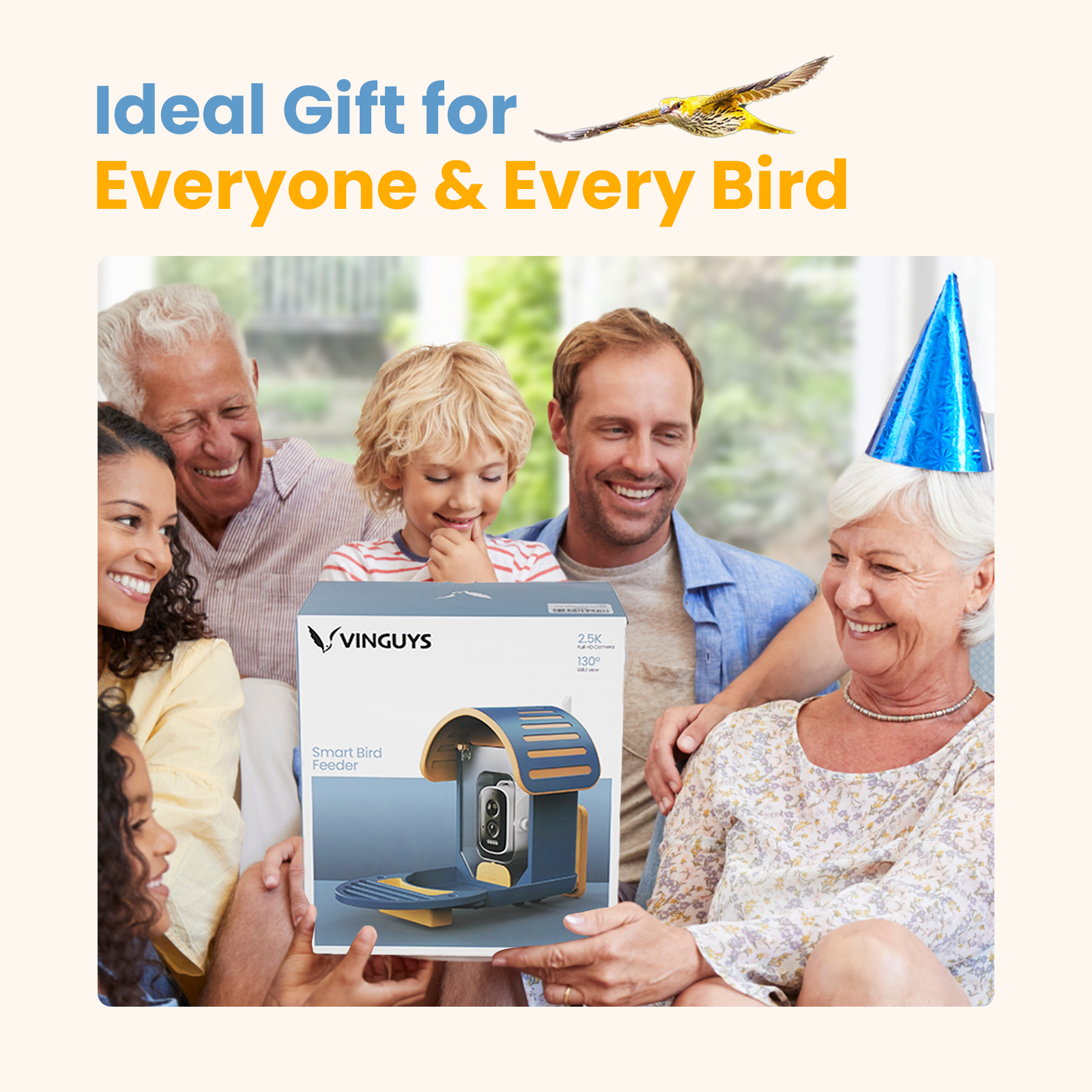VINGUYS Smart Bird Feeder V-Feeder